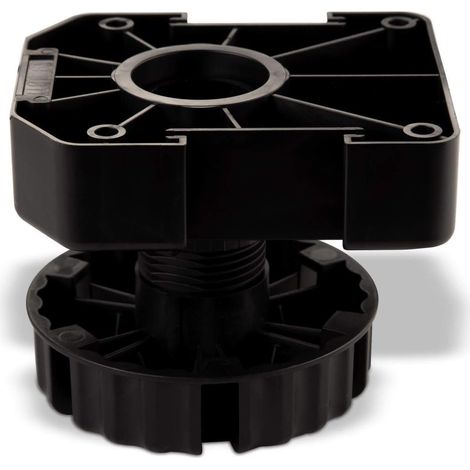 40 Pied de meuble réglable 75 mm diamètre 77 mm charge 500 kg pour plinthe cuisine (1/5)