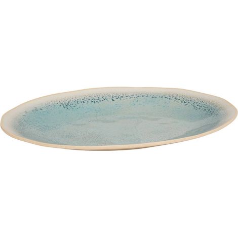 Fuente oval Pia 31.8x40.5cm azul - Atmosphera créateur d'intérieur