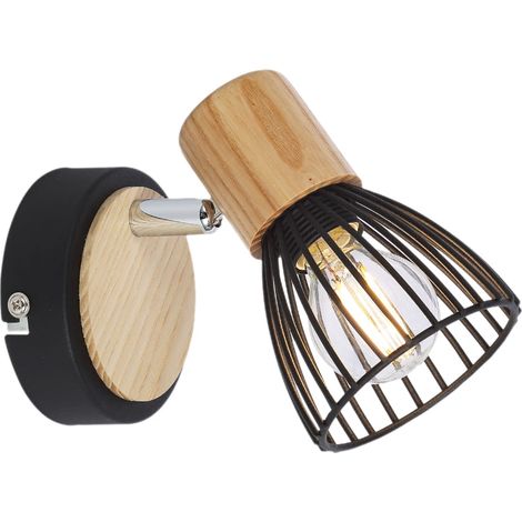Applique murale Candellux Antica 91-60938 noir bois