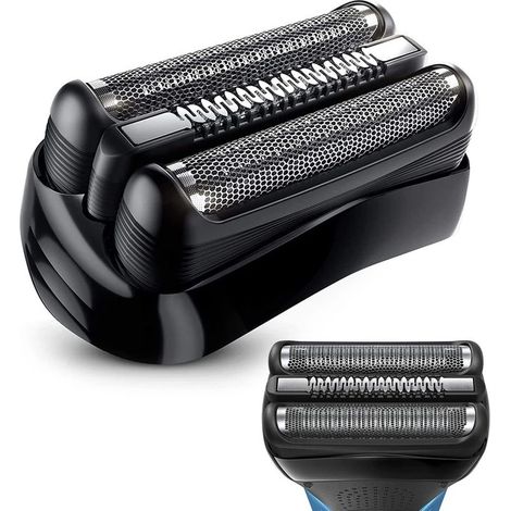 Tête de rechange 21B pour Braun Series 3 – Grille en acier inoxydable – Compatible modèles 3000s, 3010s, 3040s, 3050cc (1/5)