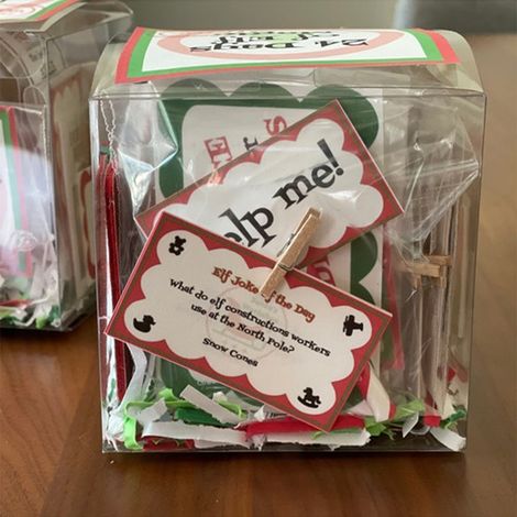 Lot de 5 Lutins de Noël à Offrir, Coffret Cadeau de l'Avent (1/5)