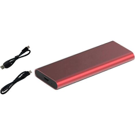 Boîtier disque dur externe USB 3.1 Type-C en aluminium, sans outil, pour SSD 2242/2260/2280, rapide et robuste. (1/4)