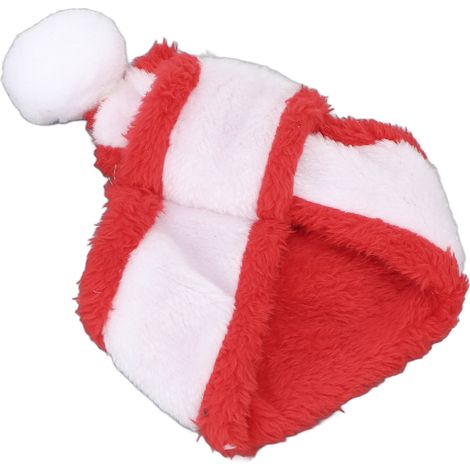 Écharpe de Noël douce en peluche pour animaux de compagnie, chats, chiens, lapins et autres petits animaux. (1/5)