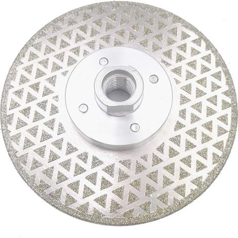 Diamantbeschichtete doppelseitige Vollstern-Schleifscheibe für Marmorfliesen, Steinschneideblatt, 125 mm x M14