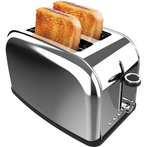 Grille-pain Inox 2 Tranches 850W Support Viennoiseries (1/2)