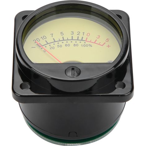 Tube amplificateur de puissance 45 mm, vumètre rétroéclairé, indicateur de volume en décibels avec carte de commande TS-45-Y DC500UA Jaune (1/5)
