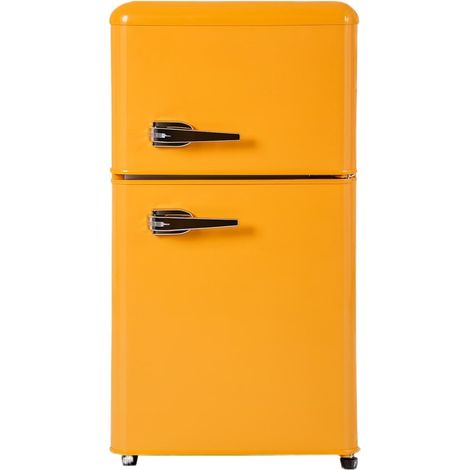 Fortuna Lai – Mini réfrigérateur 60L avec congélateur 22L – Classe F – 42.5x45.5x86.8cm – 163 kWh/an – 46 dB – Éclairage LED
