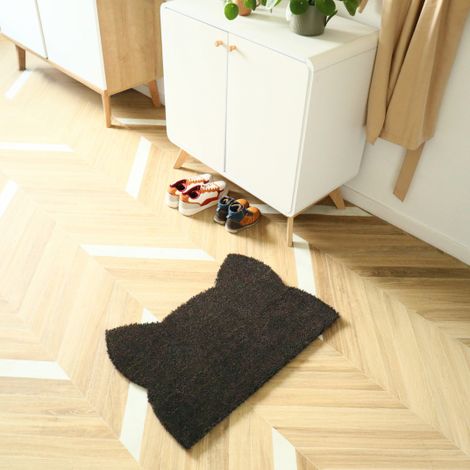 Paillasson Coco - Chat Miaou - Brun - 73 x 52 cm (1/5)