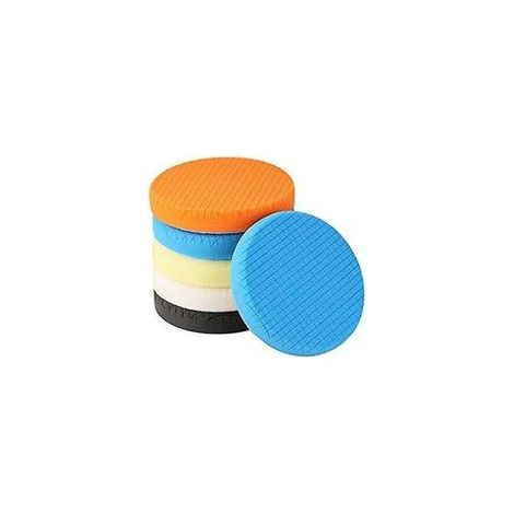 Pads de Polissage 5 Pièces 150mm pour Voiture Kit Complet pour Polisseuse Double Action Éponge de Polissage Professionnelle- (1/4)
