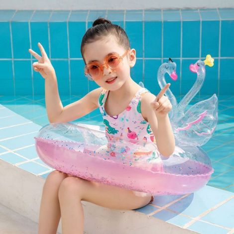 Bouée - Cygne - 70 cm - PVC - Pour Piscine Et Plage - 1 Pièce (1/5)