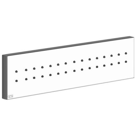 Gessi Rettangolo ducha lateral fija 1/2, anchura 240 mm, con