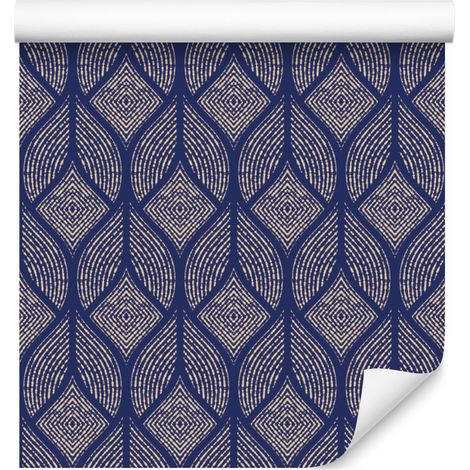 Carta da parati con motivo geometrico astratto per soggiorno e camera da letto, 50x1000 cm. (1/5)