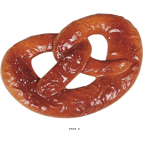 Bretzel artificiel pain en Plastique soufflé L 320x200 mm (1/3)
