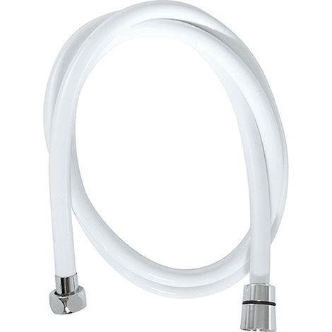 Edouard Rousseau -Flexible de douche PVC LISSE - 1.5M - Blanc