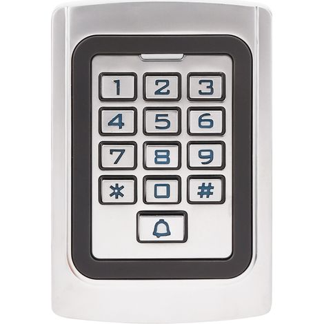 IP68 wasserdichte Zutrittskontrollkarte für Metalltüren, mit Passwort und hintergrundbeleuchteten Tasten Wiegand26, für den Einsatz zu Hause, im Büro oder in Gemeinschaftseinrichtungen (ID125 kHz). (1/5)