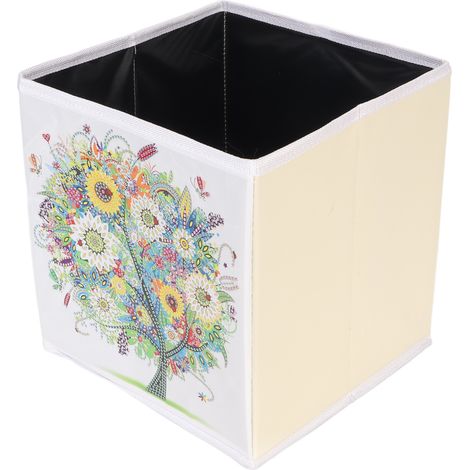 Boîte de rangement pliable avec kit de peinture strass, organisateur de tiroir à effet 3D à faire soi-même. (1/5)