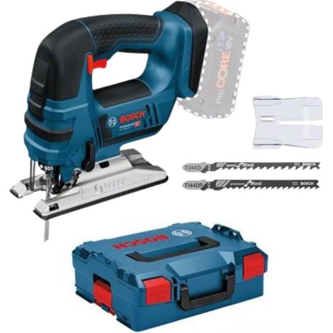Bosch Professional – Scie sauteuse sans fil 18V – 2700 courses/min – Profondeur de coupe 120mm pour bois – Moteur léger et ergonomique – Coffret L-BOXX - 06015A6101