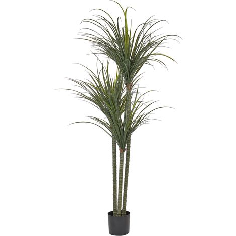 Planta artificial en maceta para interior decoración de plástico 198 cm de altura Dracaena Anita