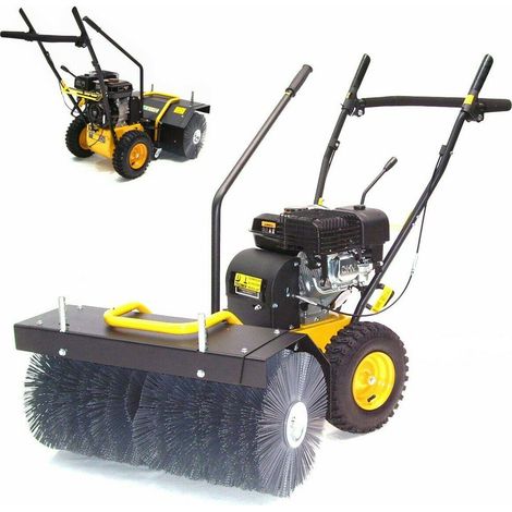 Kehrmaschine 700mm Motorbesen Schneeschild Schneeschieber Kehrbesen Laubsammler