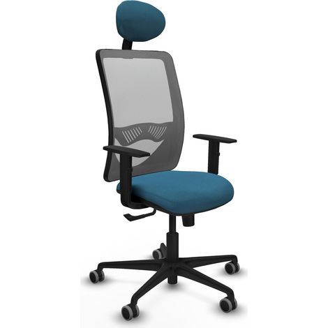 Silla de oficina piqueras y crespo Zulema gris malla ergonómica (1/2)