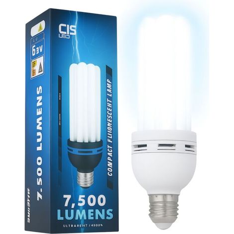 Pure Light 125 Watt ESL Pflanzenlampe Wuchs Energiesparlampe Growlampe (1/5)