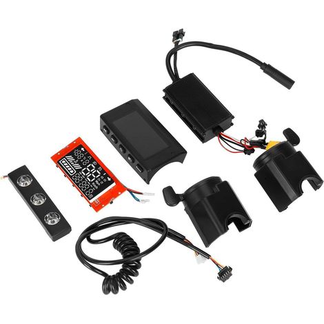 Compatible avec les pièces de la carte mère du contrôleur de tableau de bord du scooter électrique Kugoo, de l'écran d'affichage, du couvercle de la lampe LED et de la poignée. (1/5)