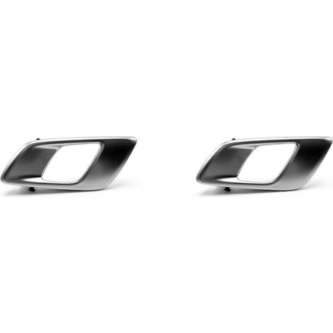 Lot de 2 poignées intérieures de porte gauche pour Ford Ranger 2012-2021, Everest 2015-2021 et BT50 2012-2019, gris argenté