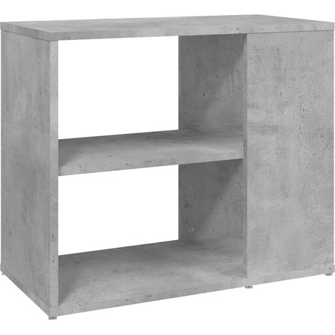 Buffet bas Commode salon,Armoire latérale Gris béton 60x30x50 cm Aggloméré -34885 (1/5)