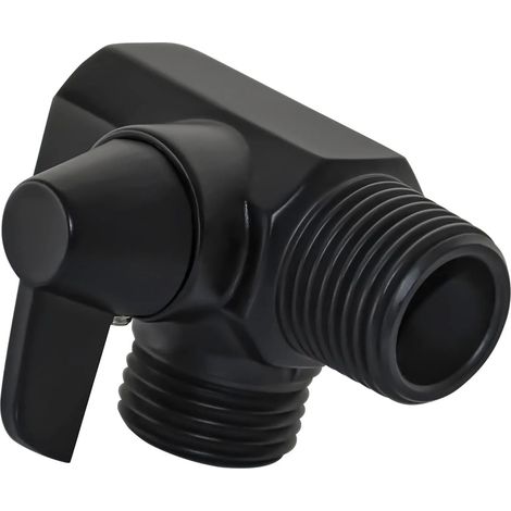 Vanne inverseuse 2 voies pour bras de douche noire