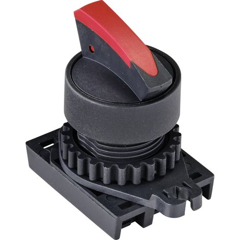 TRU COMPONENTS TC-9860204 S2SRN-S5KR Wahltaste Knebel Rot 2 x 45 ° 1 St. (1/3)