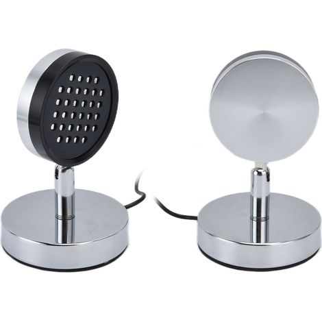 Lampe photothérapie LED rouge visage, soin peau rajeunissant collagène anti-âge, rides cicatrices, appareil facial soin peau à trois couleurs réglables, alimentation USB (acier inoxydable argent) (1/5)