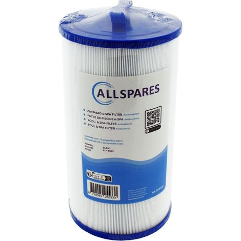 Filtro de agua para spa AllSpares PWW35L / 4CH-935 / DL850 / 40262