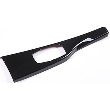 Cornice di copertura per pannello pulsanti centrale multimediale per auto con guida a destra (RHD) per Serie 3 e 4 F30 F34 F33 F36 2013-2019 (Nero lucido)