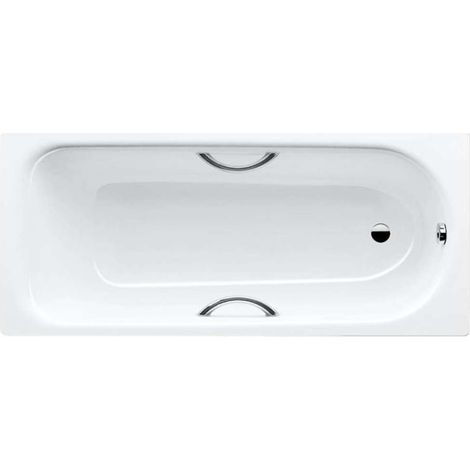 Kaldewei Advantage - Rechteckige Badewanne Saniform Plus Star 337, 180x80 cm, mit Grifflöchern, Perl-Effekt, weiß 133700013001 (1/3)