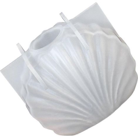 Moules à bougeoirs en forme d'éventail, moules pour la fabrication de bougeoirs (1/4)