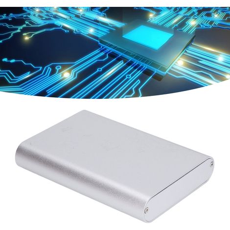 Boîtier ovale en aluminium argenté sable 26108150 pour circuit imprimé dissipation thermique par boîtier en alliage d'aluminium blindage par boîtier en aluminium. (1/5)