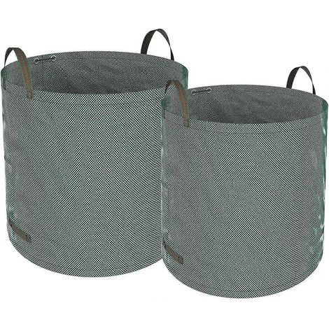 2 sacs à déchets de jardin de 500 l, imperméables (h 86 cm, d 86 cm) (1/5)