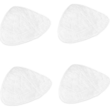 Recharges de chiffons en microfibre AURA (lot de 4) pour balai vapeur, compatibles avec les balais à vaporisateur. (1/5)