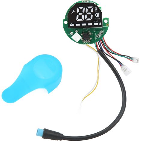 Tableau de bord électrique scooter avec couverture silicone étanche, compatible ES1 ES2 ES3 ES4, circuit de remplacement Bluetooth.