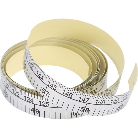 Mètre ruban adhésif double échelle pour la couture, règle flexible, ruban de mesure souple pour table de couture (1/5)