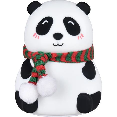 Led mignon dessin animé Silicone Panda lampe USB capteur tactile lumière colorée chambre chevet veilleuse pour enfants enfants belle Panda
