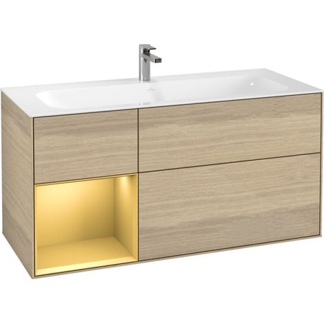 Villeroy & Boch F060HFPC Meuble sous-lavabo Finion F06 (1/2)