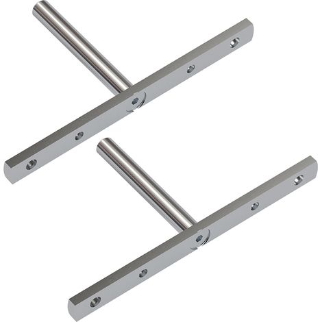 Italiana Ferramenta Wandregalhalter Triade Slim, 2 Stück Befestigungsplatte für Regalbodenträger für Triade Slim (1/5)