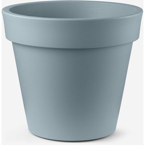 Vaso da esterno in polietilene design classico Aria 100cm - Blu (1/3)