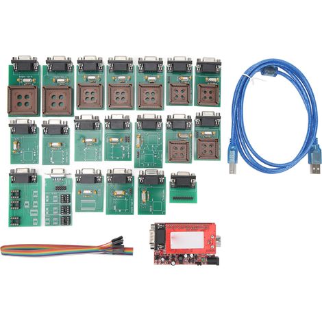 UPA-USB V1.3 Steuergeräte-Programmiergerät mit EEPROM 1.3 Adapter, schnelle USB 2.0 Schnittstelle für Autos und Motorräder, Komplettset (1/5)