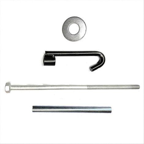 Support de roue de secours avec boulons et crochets pour 2013-2021, kit de fixation robuste pour véhicule, matériel de montage complet, vis et attaches métalliques, accessoire auto durable. (1/5)