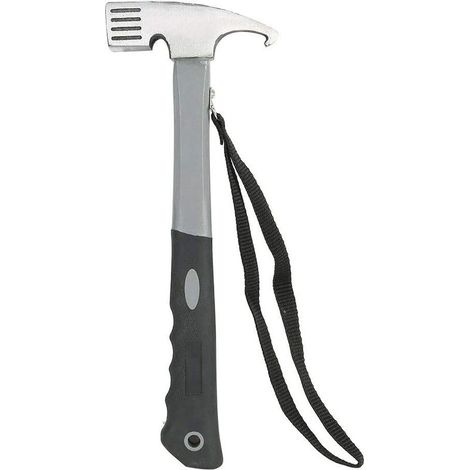 Marteau de Camping, Maillet de Camping, Extracteur de Piquets de Tente, Marteau Multifonction en Aluminium à Haute Teneur en Carbone avec Extracteur de Piquets de Tente pour Camping en Plein Air (1/5)