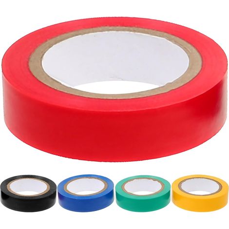 UPKOCH Bande Aislante de Pvc Haute Résistance, Paquet 5 Rouleaux (1/5)