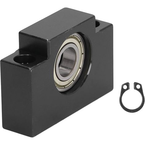 Support De Vis À Billes - Acier Au Carbone - Traitement De Surface Noir - Pour Vis SFU1605 Et SFU1204 - 1 Pièce (1/5)