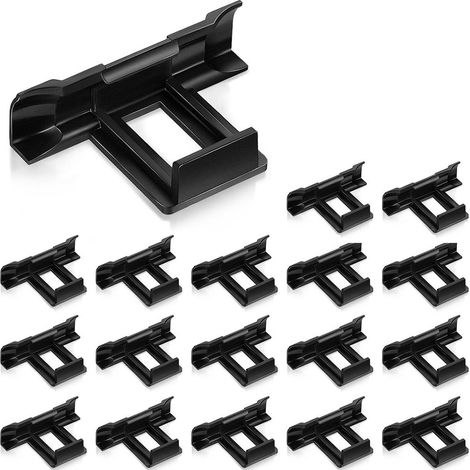 30 Pièces Panneau solaire Ablaufclip,Panneau solaire Entwässerungsklemme 30mm,Plastique ABS résistant aux intempéries,Pour le PV Module de Nettoyage et de l'Évacuation de l'eau (1/5)
